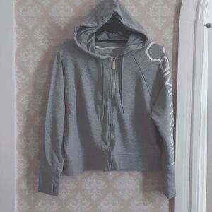Zip crop hoody